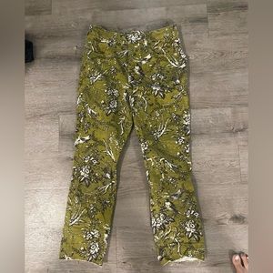 Anthropologie print jeans